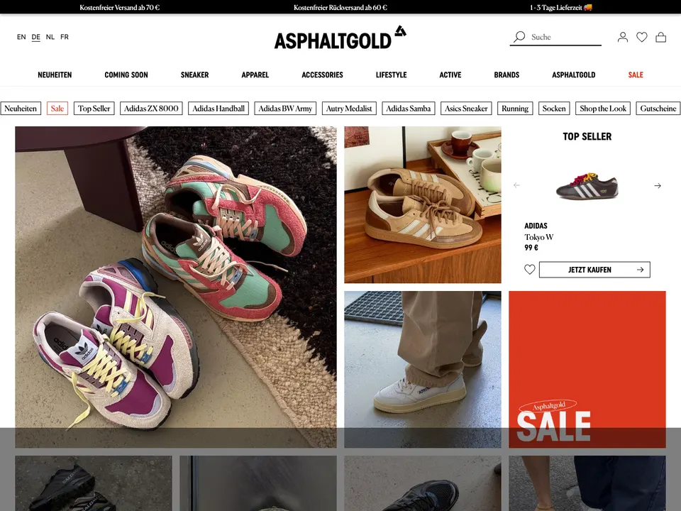 Screenshot of Asphaltgold