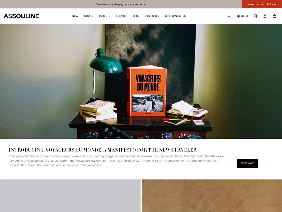 Screenshot of Assouline
