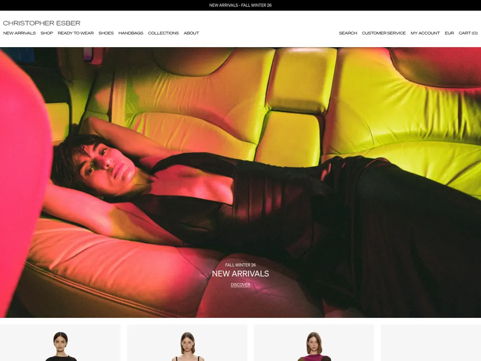 Screenshot of Christopher Esber