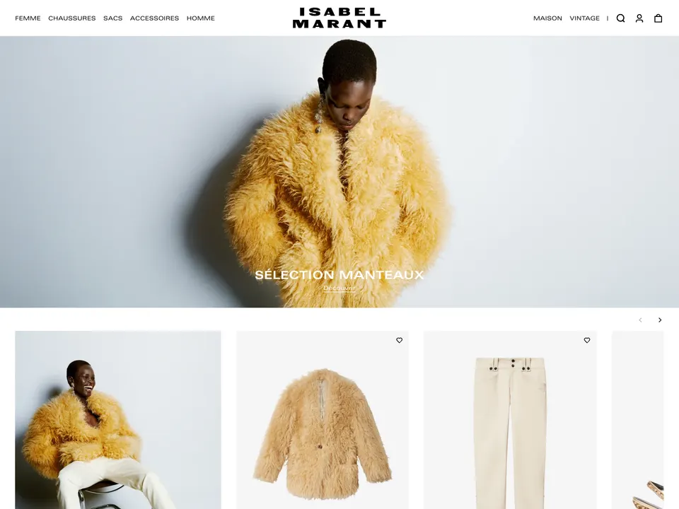 Screenshot of Isabel Marant