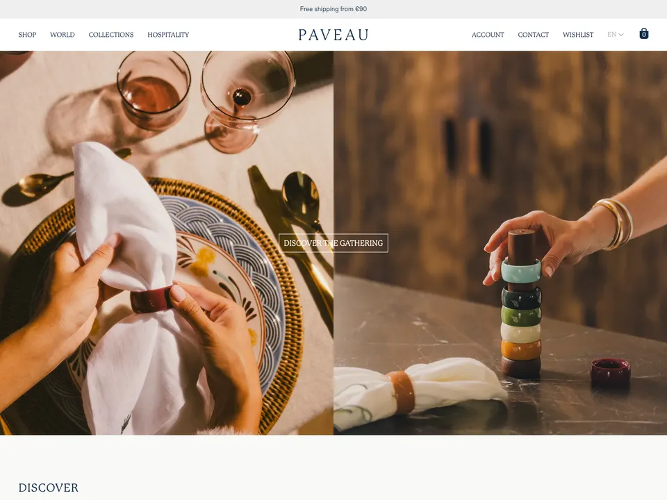 Screenshot of Paveau