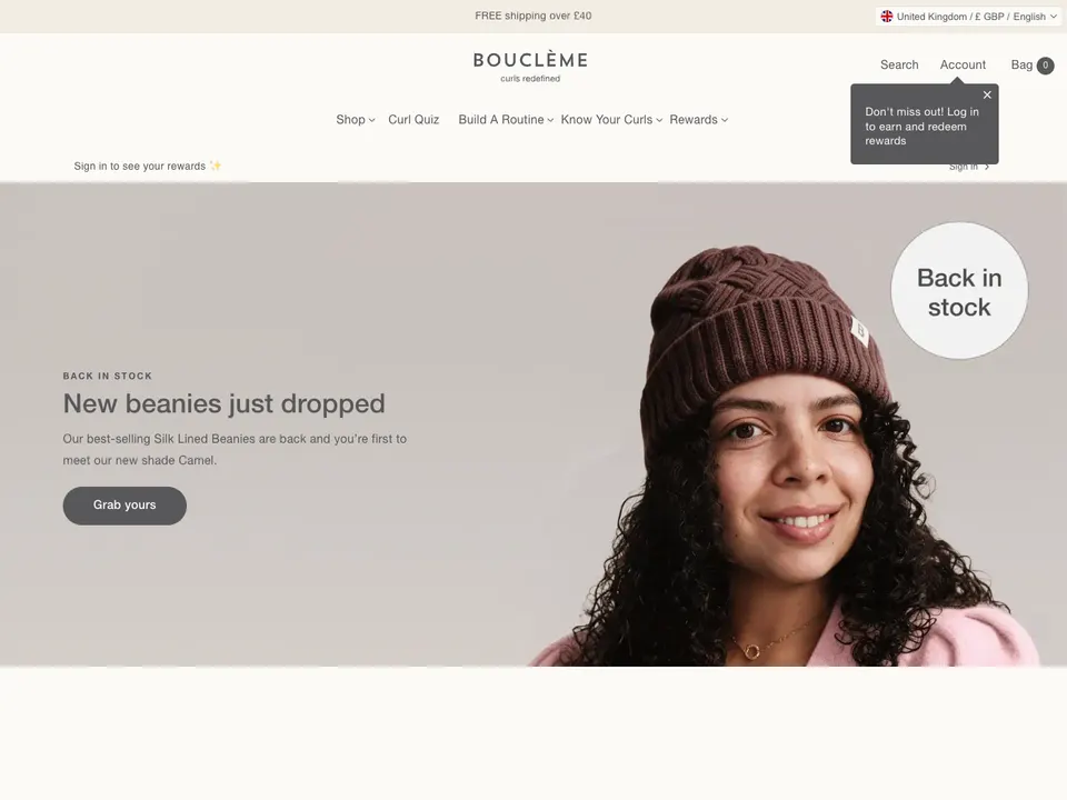 Screenshot of Bouclème