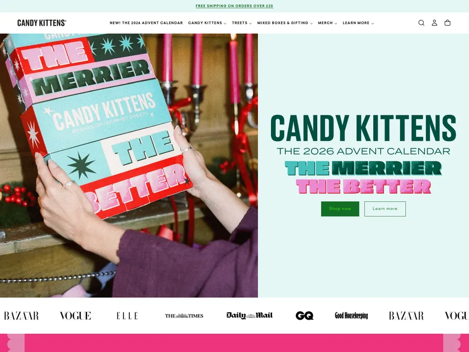 Screenshot of Candy Kittens