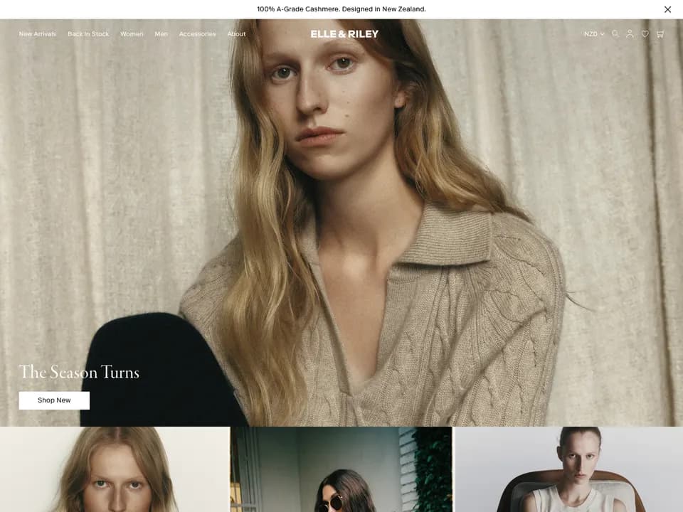 Screenshot of Elle & Riley