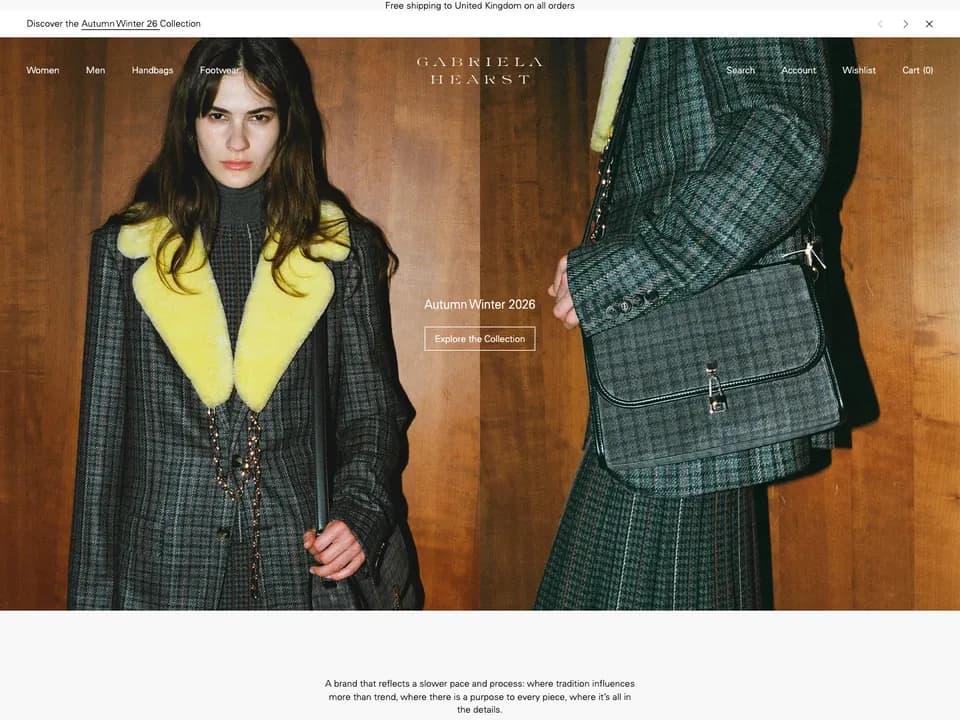 Screenshot of Gabriela Hearst