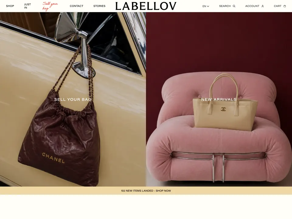 Screenshot of Labellov