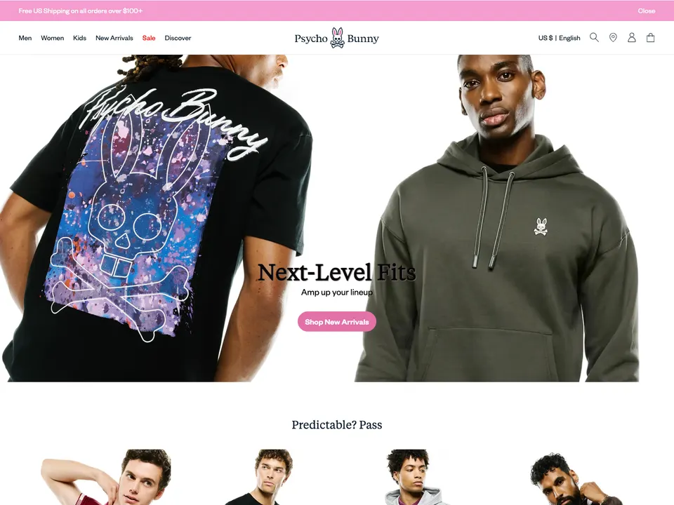 Screenshot of Psycho Bunny