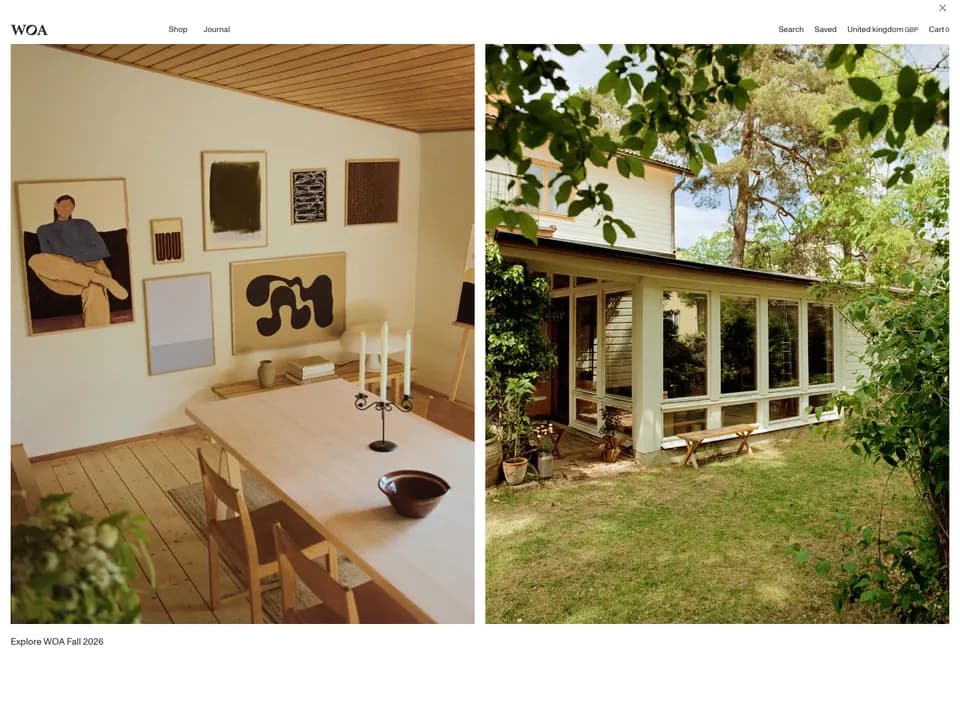 Screenshot of Wall of Art