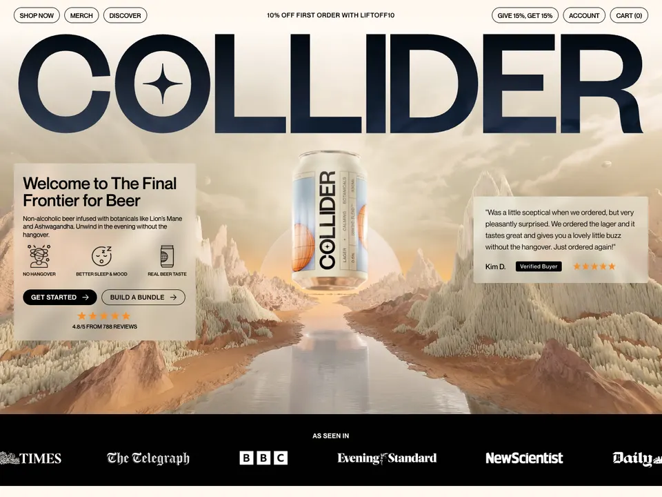 Screenshot of Collider