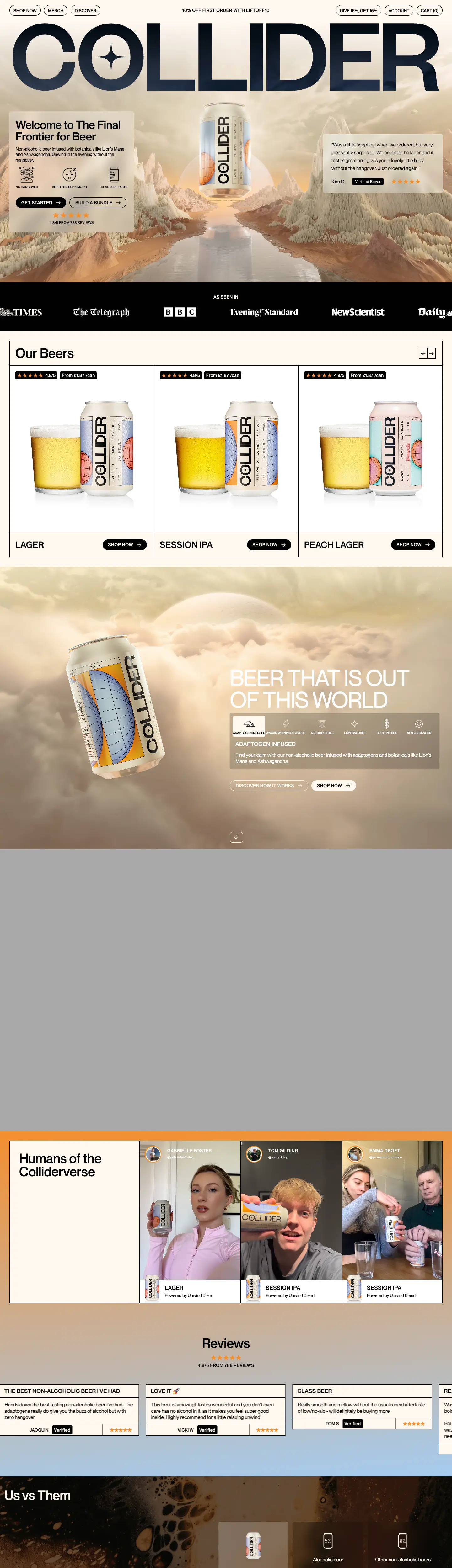 Screenshot of Collider