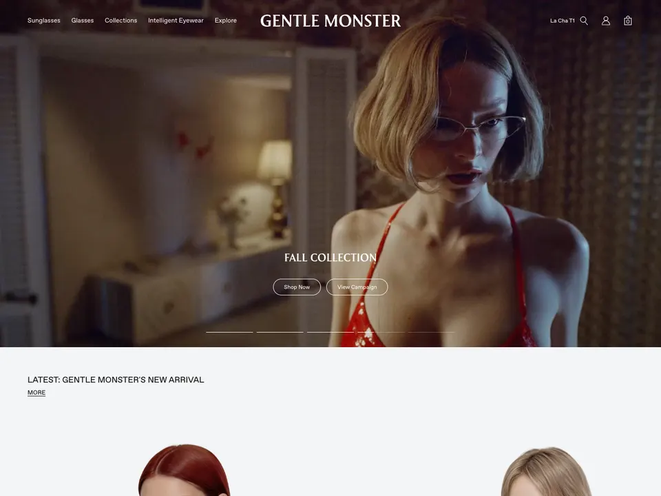 Screenshot of Gentle Monster