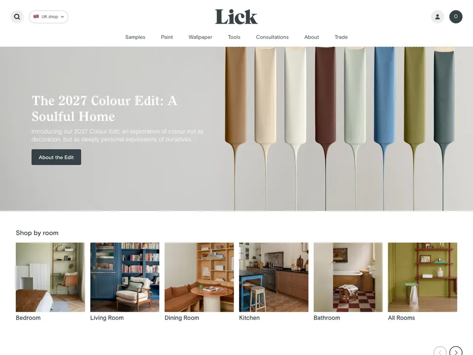 Screenshot of Lick