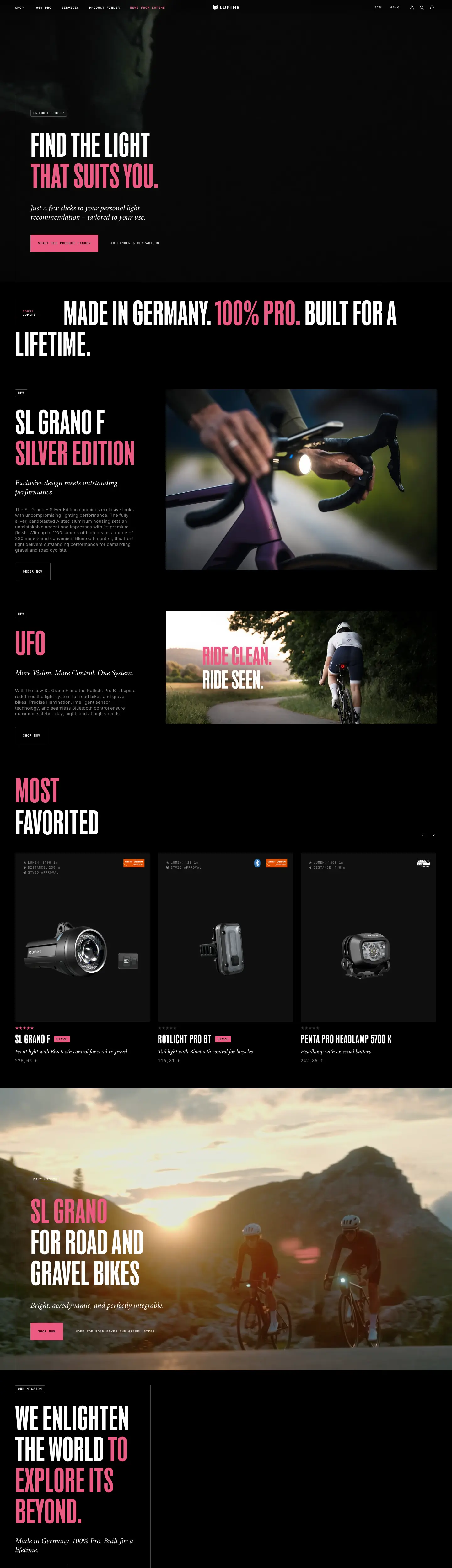 Screenshot of Lupine Lights