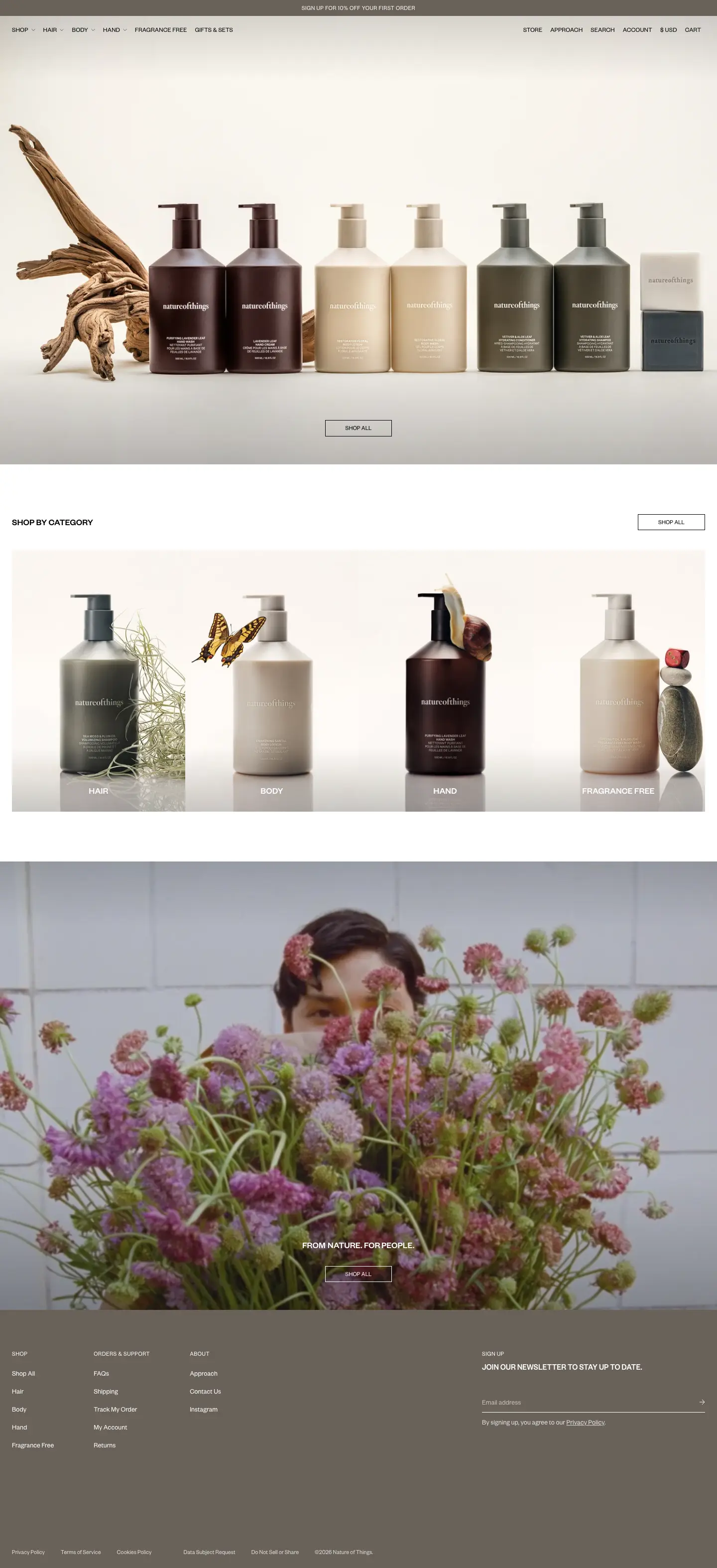 Screenshot of natureofthings
