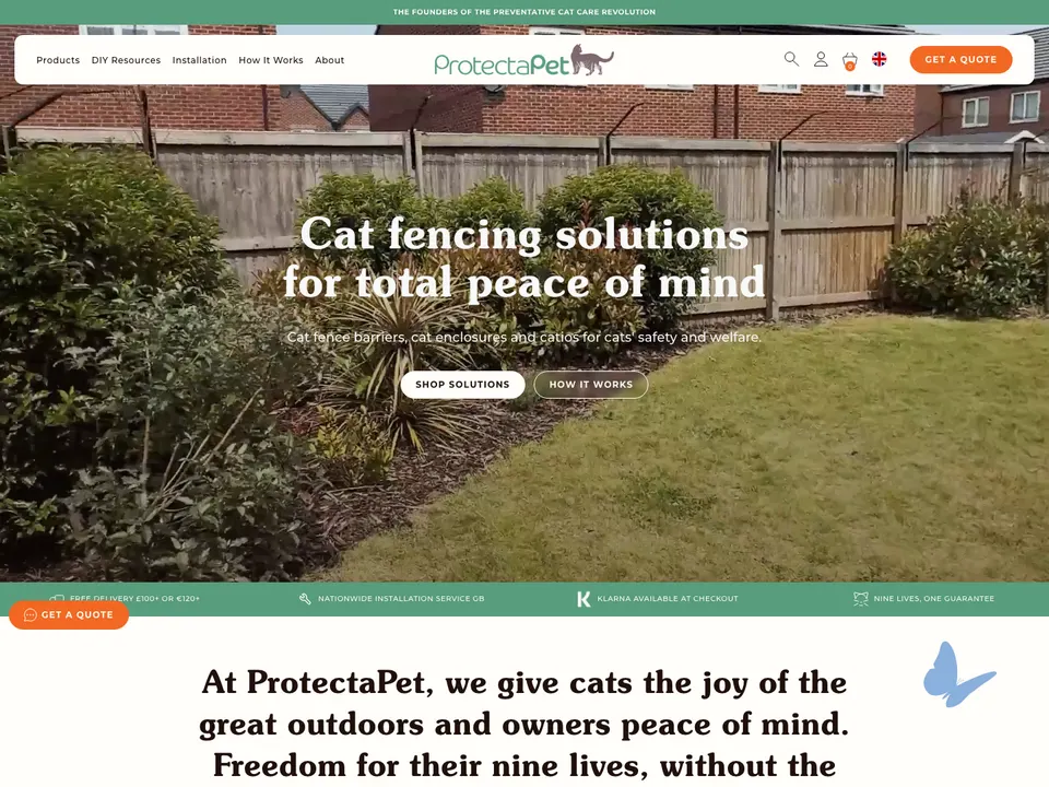 Screenshot of ProtectaPet
