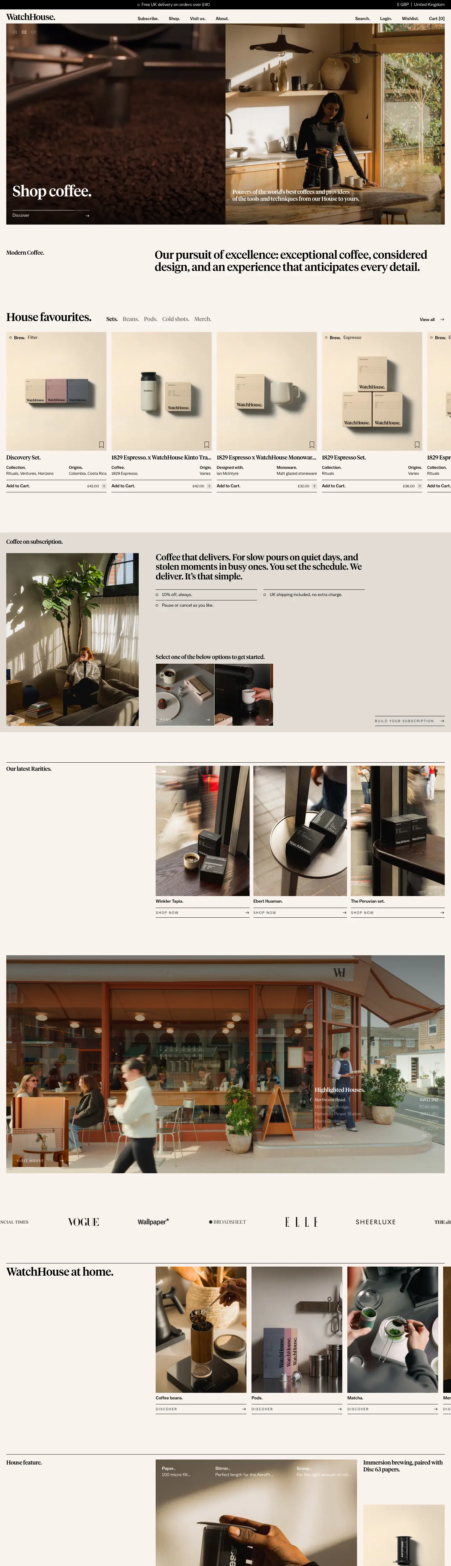 Screenshot of WatchHouse